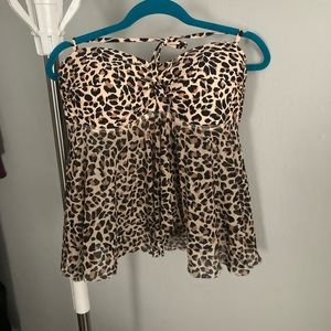 Swim-Tankini Leopard print